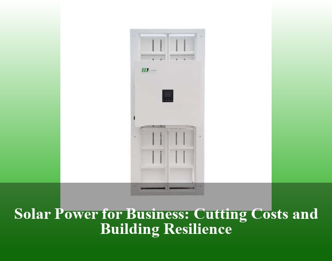 Solar Power for Business: Cutting Costs and Building Resilience